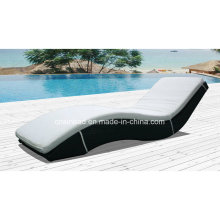 Outdoor Wicker Lounger für Schwimmbad mit 5cm Kissen (7535)